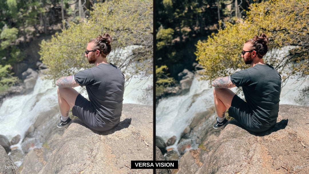 Versa Vision - iPhone Pro Lightroom preset before and after