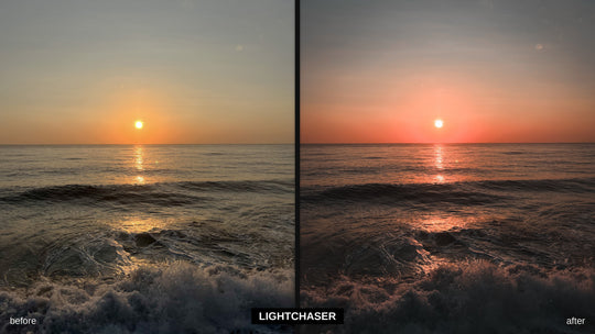 Lightchaser - iPhone Pro Lightroom preset before and after