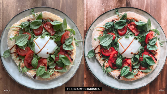 Culinary Charisma - iPhone Pro Lightroom preset before and after