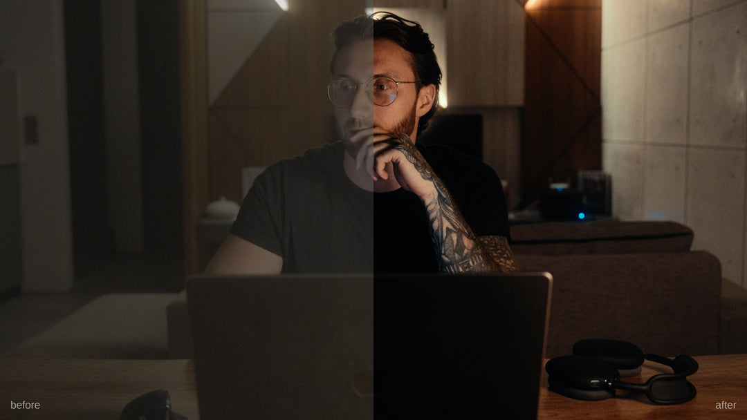 PP Core LUT Pack applied to indoor night footage - cinematic color grade