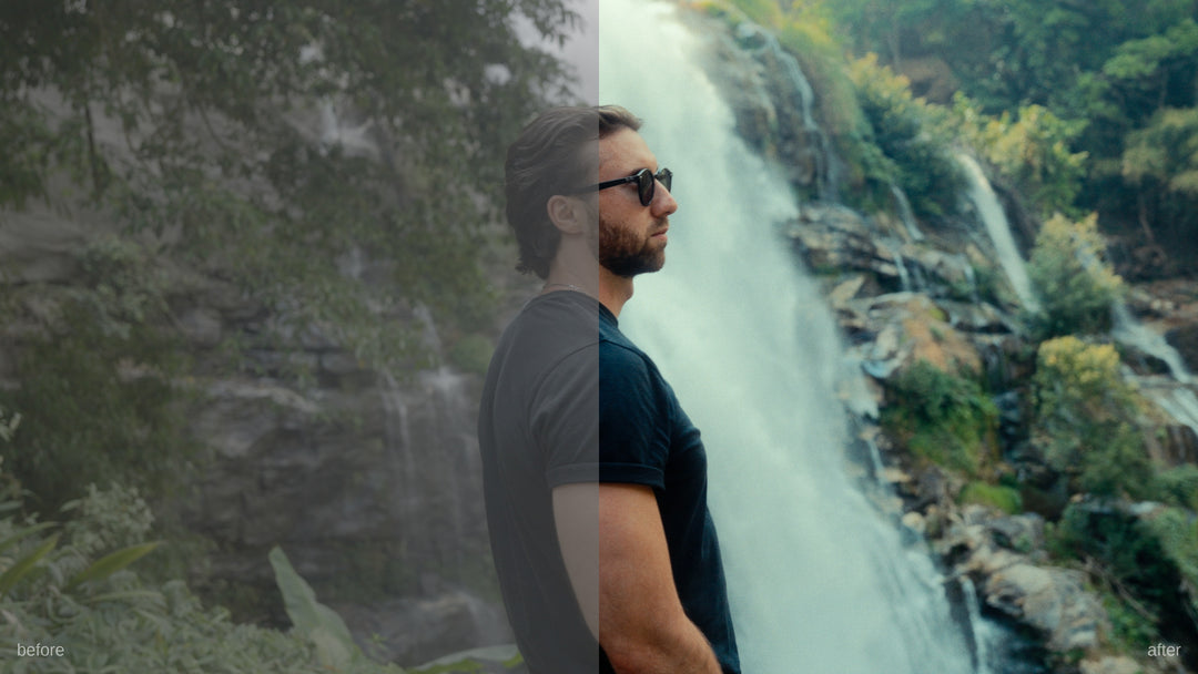 PP Core LUT Pack applied to outdoor footage, Chiang Mai - cinematic color grade